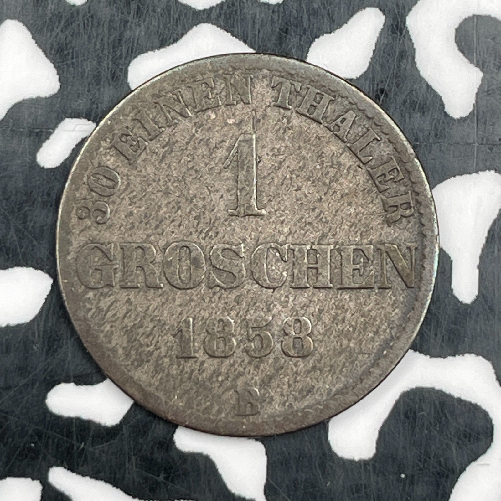 1858-B Germany Oldenburg 1 Groschen Lot#N2751