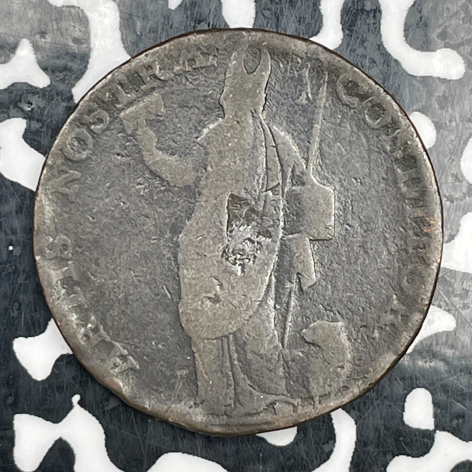 1791 Great Britain Lancashire 1/2 Penny Conder Token Lot#N2659 DH#115