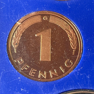 1979-G West Germany 10x Coin Proof Set Lot#B2407 With Case