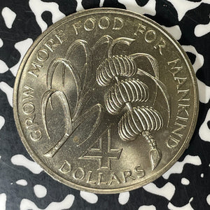 1970 Grenada $4 Dollars Lot#T5922 F.A.O.