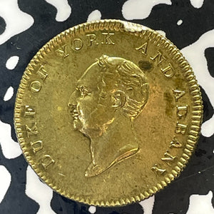 1827 Great Britain Duke of York Death Medal Lot#T3044 25mm
