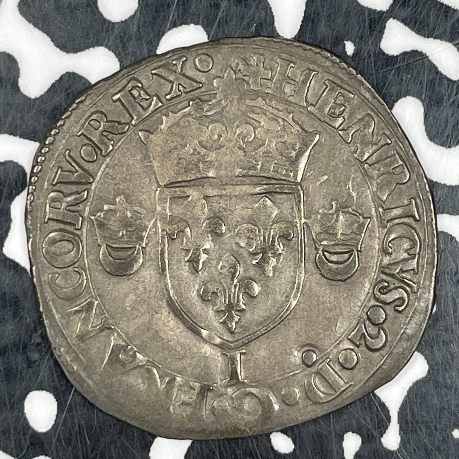 1550-I France AR Douzain Lot#JM0690 Silver! Nice! Rob.-3183
