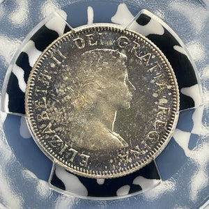 1953 Canada 25 Cents PCGS MS66 Lot#G1042 Silver! Gem BU! No Strap