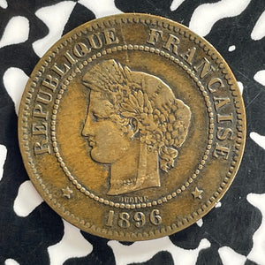 1896-A France 5 Centimes Lot#C1246