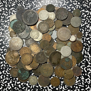 Bulk Lot Of 100x Assorted World Cull Coins Lot#B2234 Mixed Date