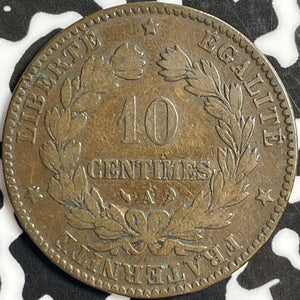 1897-A France 10 Centimes Lot#D8460