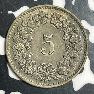1900-B Switzerland 5 Rappen Lot#T2790 Nice!