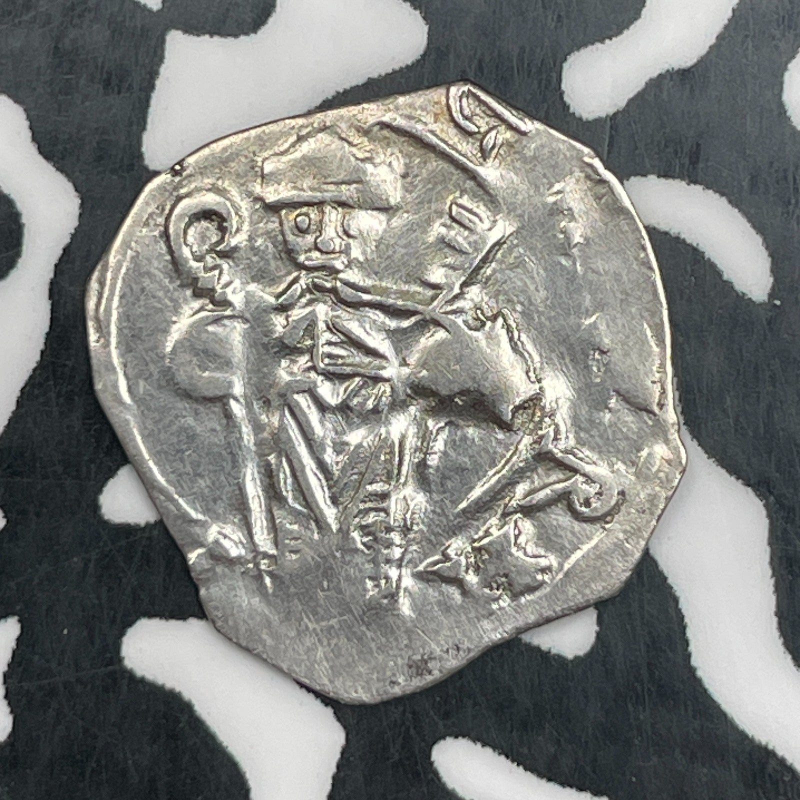 (1200-1246) Austria Salzburg Eberhard II 1 Pfennig Lot#N2436 Silver! Prob.-17