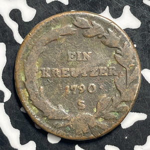1790's Austria 1 Kreuzer Lot#C0570
