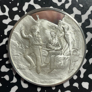 Undated France Napoleon Medal Lot#T1354 .950 Silver! 44mm