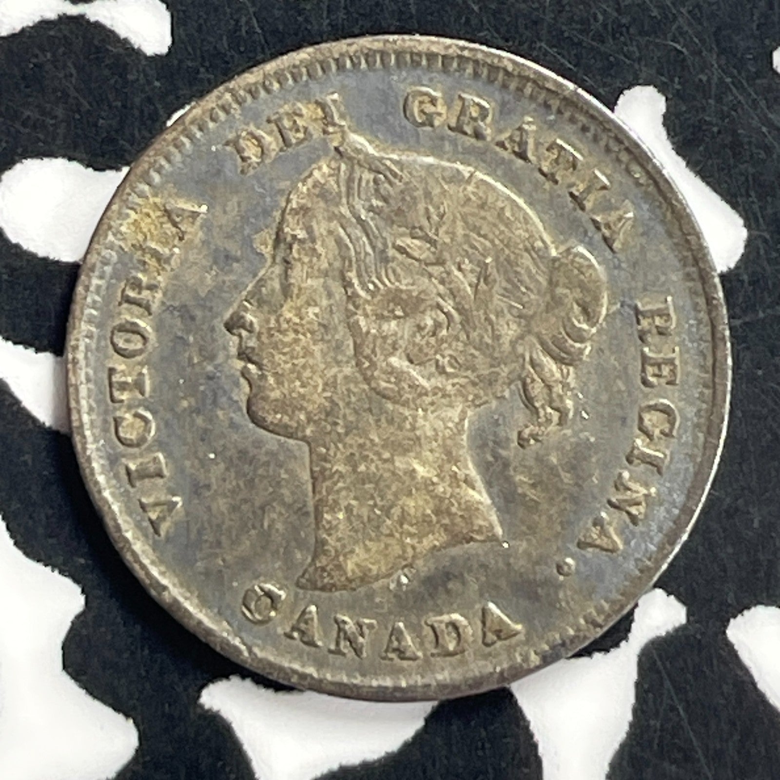 1897 Canada 5 Cents Lot#T7163 Silver! Nice!