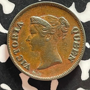 1845 Straits Settlements 1/4 Cent Lot#T4761