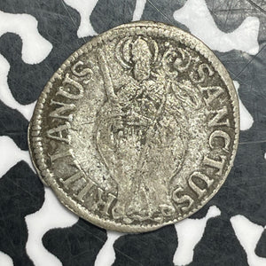 1686 Germany Wurzburg 1 Schilling Lot#T6511 Silver! Scarce!