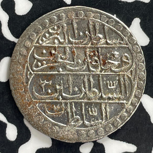AH 1223 Year 3 (1810) Turkey 10 Para Lot#JM0075 Silver! High Grade! Beautiful!
