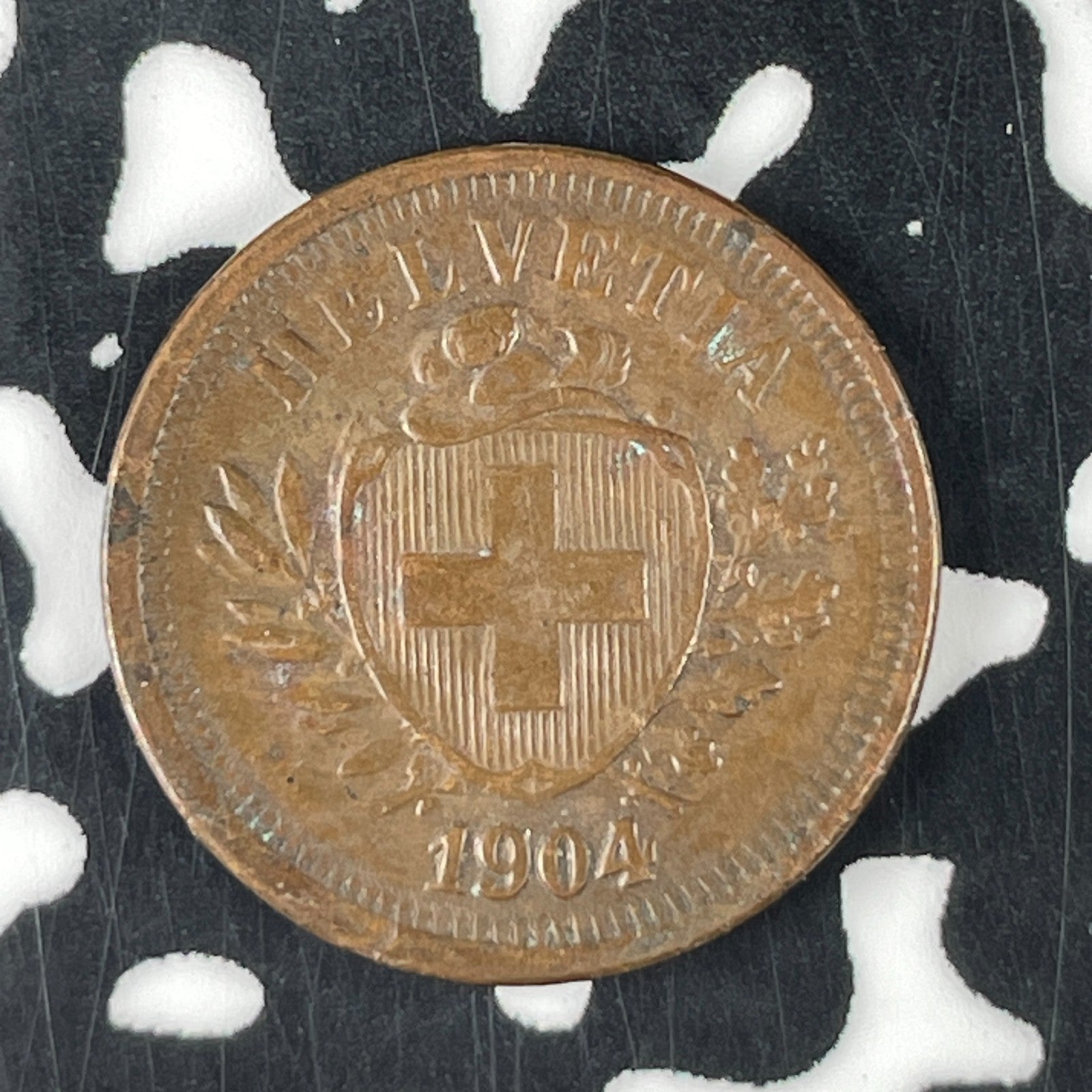 1904-B Switzerland 1 Rappen Lot#F0124 Better Date