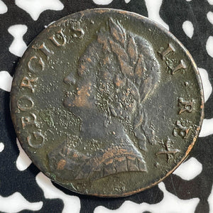 1744 Great Britain 1/2 Penny Half Penny Lot#E3098