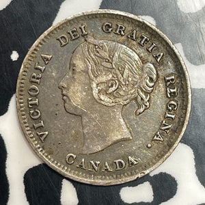 1891 Canada 5 Cents Lot#T3519 Silver! Nice!
