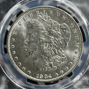 1904-O U.S. $1 Morgan Dollar PCGS MS63 Lot#G420 Silver! Choice UNC!