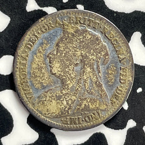 1900 Great Britain 3 Pence Threepence Lot#T9441 Silver!
