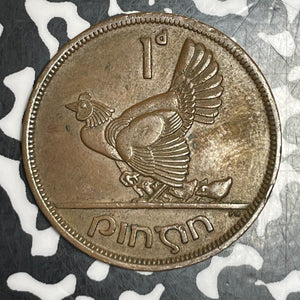 1942 Ireland 1 Penny Lot#T6367 Nice!