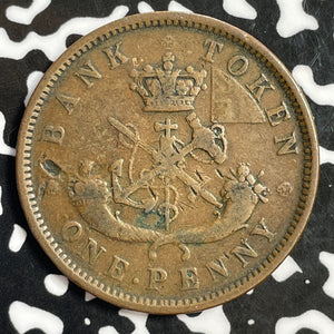 1857 Upper Canada 1 Penny Token Lot#E1868