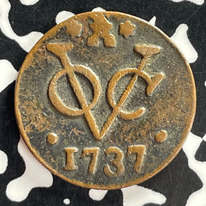 1737 Netherlands East Indies Zeeland 1 Duit Lot#T7445