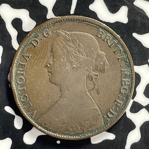 1861 Great Britain 1/2 Penny Half Penny Lot#T9424