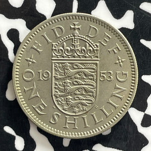 1953 Great Britain 1 Shilling Lot#C1305 Nice!