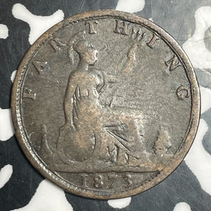 1873 Great Britain Farthing Lot#T2738