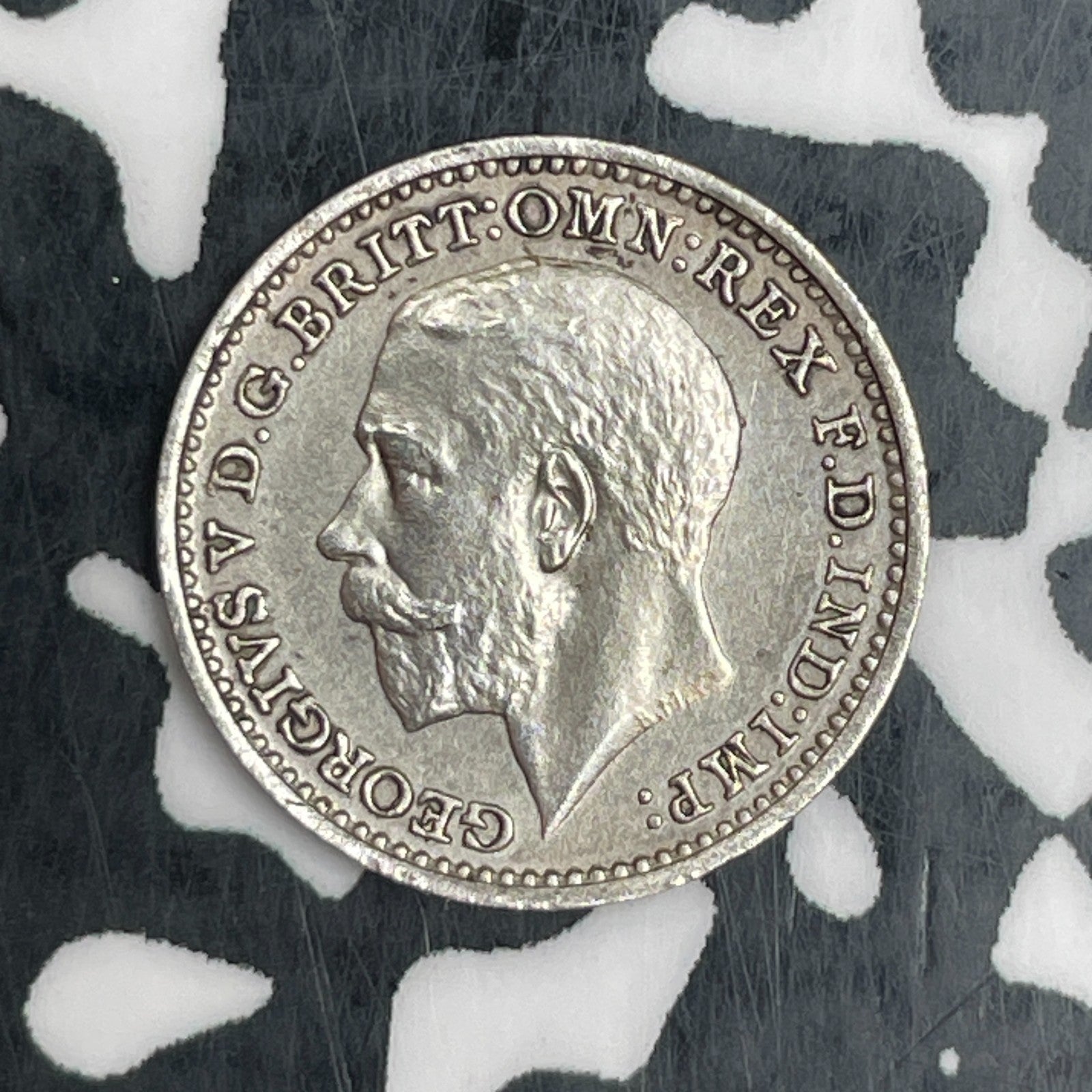 1922 Great Britain Maundy 2 Pence Lot#N1750 Silver! 1,527 Minted