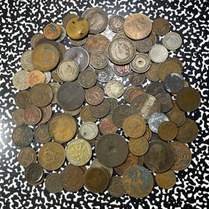 Bulk Lot Of 100x Assorted World Cull Coins Lot#B2294 Mixed Date