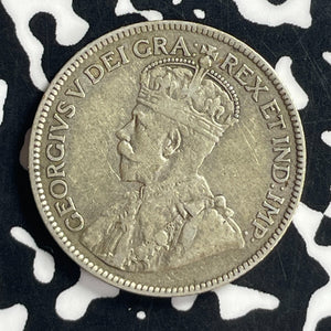 1917-C Newfoundland 25 Cents Lot#T6912 Silver!