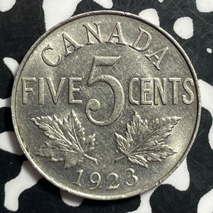 1923 Canada 5 Cents Lot#T1470 Nice!