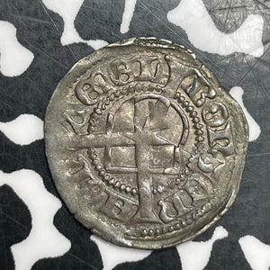 (1481-1513) Denmark Hans AR Hvid Lot#JM9466 Silver! Nice!