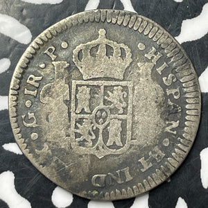 1772-NG P Guatemala 1 Real Lot#JM8688 Silver! Scarce!