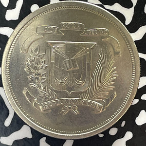 1979 Dominican Republic 1 Peso Lot#T3089 High Grade! Beautiful!