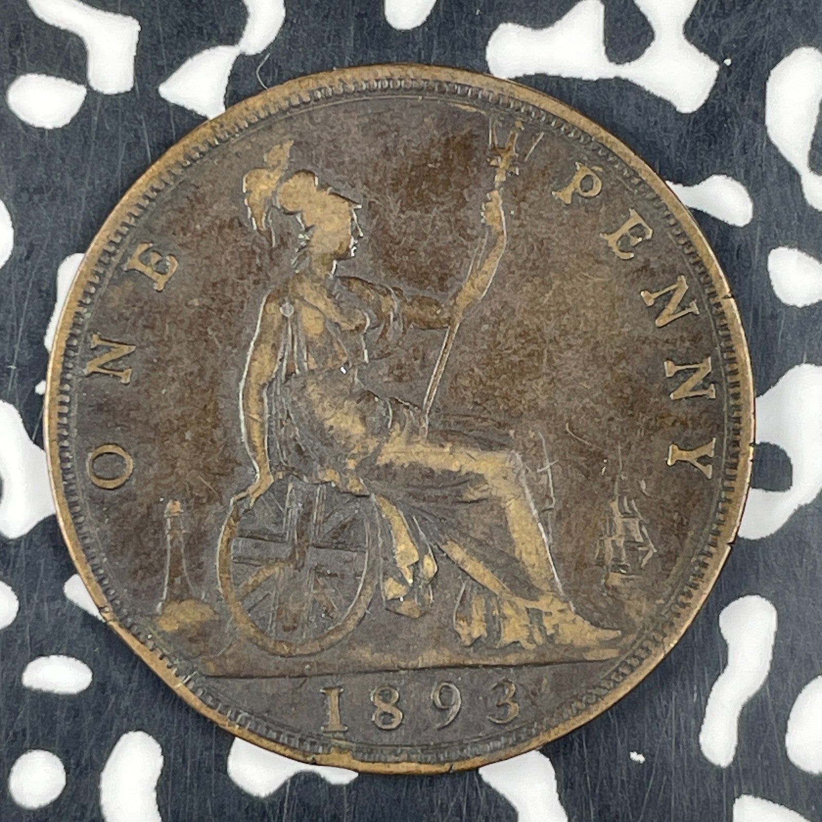 1893 Great Britain Penny Lot#F4776