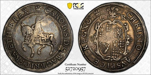 (1630-31) G.B. Charles I 1 Crown PCGS Plugged-VF Detail Lot#G939 Silver! S-2756