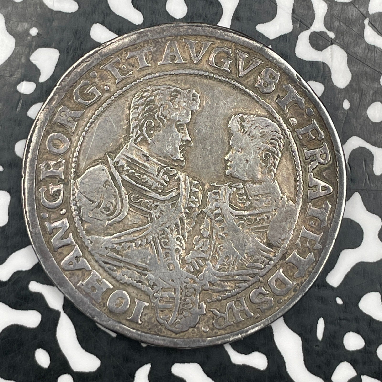 1607-H Germany Saxony 1 Thaler Lot#JM2007 Large Silver! DAV-7566