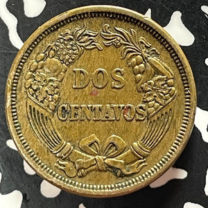 1863 Peru 2 Centavos Lot#T5035
