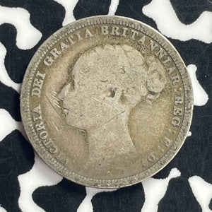 1881 Great Britain 6 Pence Sixpence Lot#T9159 Silver!