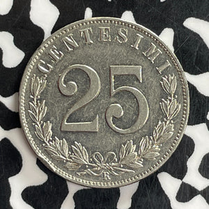 1903-R Italy 25 Centesimi Lot#C1018