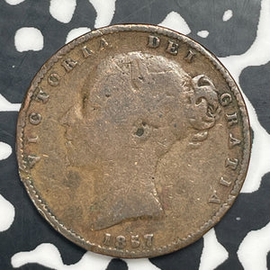 1857 Great Britain Farthing Lot#C0400