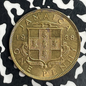 1938 Jamaica 1 Penny Lot#T8066 High Grade! Beautiful!