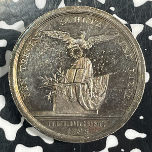 1798 Germany Brandenburg-Prussia Friedrich Wilhelm III Medal By Loos Lot#JM9223