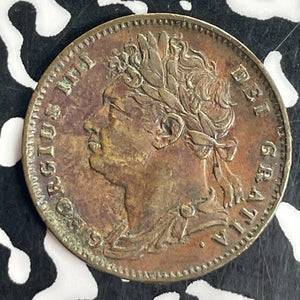 1823 Great Britain 1 Farthing Lot#T8101 Nice!