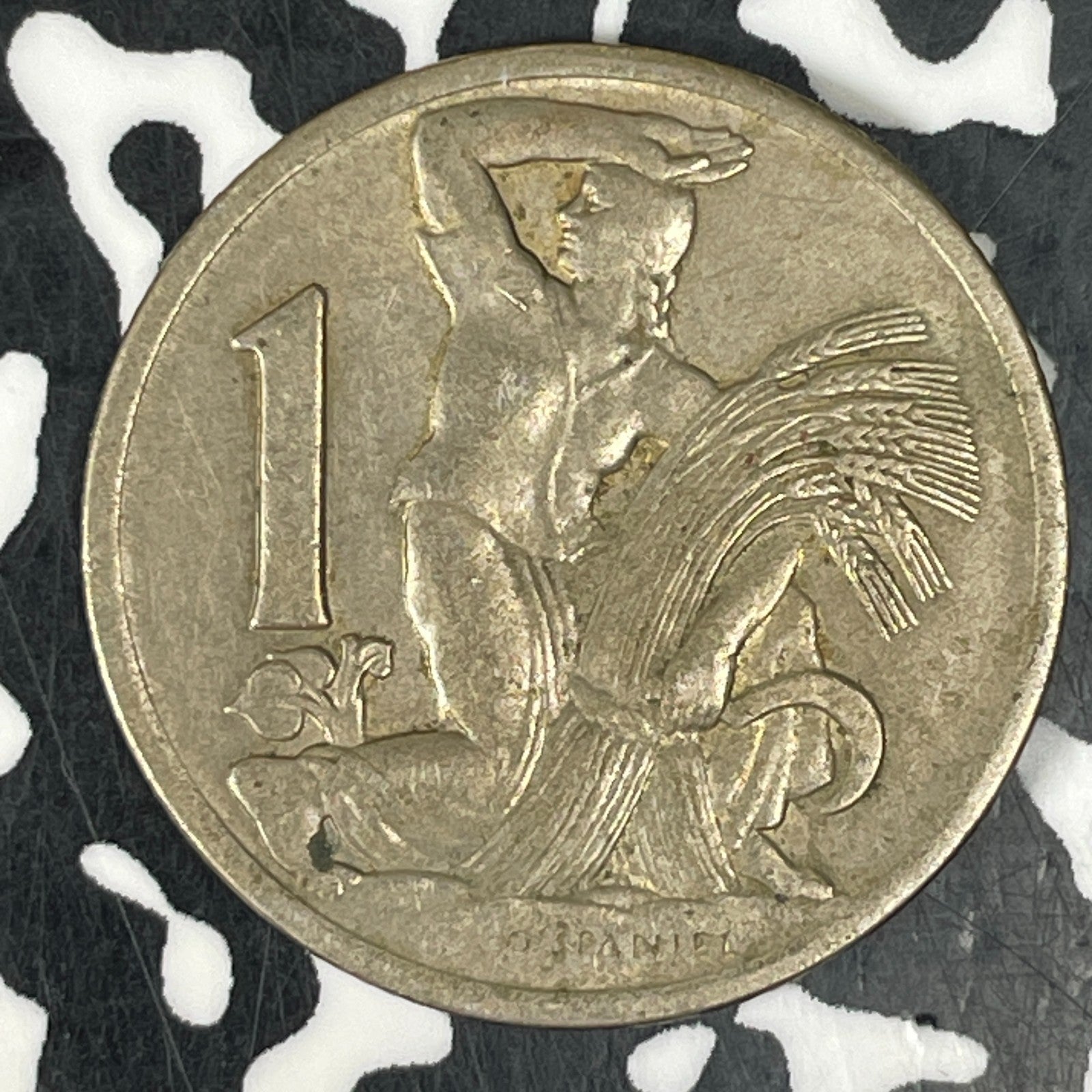 1938 Czech Republic 1 Korun Lot#C8388