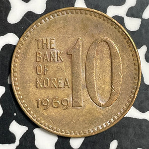 1969 South Korea 10 Won Lot#T2950