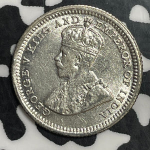 1926 Straits Settlements 5 Cents Lot#T2963 Silver! High Grade! Beautiful!