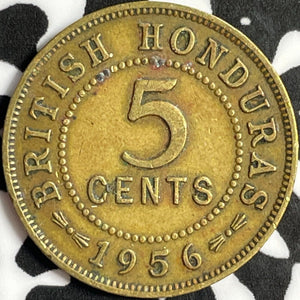 1956 British Honduras 5 Cents Lot#D8080